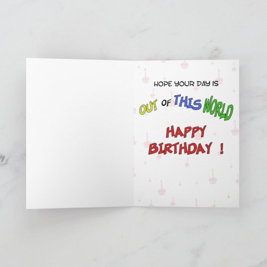 Grappige Verjaardagskaarten: Close Encounters Kaart (Binnen)