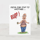 Grappige verjaardagskaarten: de ene stud naar de a kaart (Voorkant)