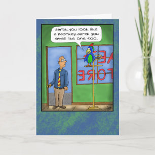 Grappige verjaardagskaarten: dierenwinkel kaart