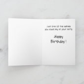 Grappige verjaardagskaarten: Duck Duck Goose Kaart (Binnen)