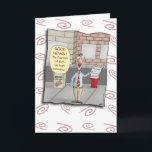 Grappige Verjaardagskaarten: Fontein van de Jeugd Kaart<br><div class="desc">Een grappige cartoon verjaardagskaart over de dicovery van de fontein van de jeugd.</div>