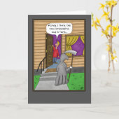 Grappige verjaardagskaarten: nieuwe tuinarchitect kaart (Gele Bloem)