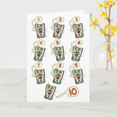 Grappige verjaardagskaarten: Shot Amnesia Kaart (Gele Bloem)