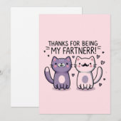 grappige verjaardagskaarten voor katten feestdagenkaart (Voorkant / Achterkant)