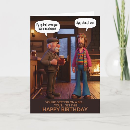 Grappige verjaardagskaarten voor ouderen kaart (Voorkant)