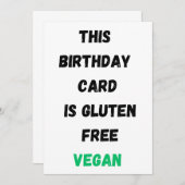 grappige verjaardagskaarten vriend kaart (Voorkant / Achterkant)