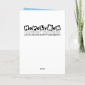 Grappige verjaardagskaarten: wees niet bang kaart (Achterkant)