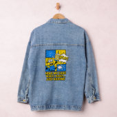 Grappige verjaardagstaart Splat-Minion Humorous Denim Jacket (Hangar)