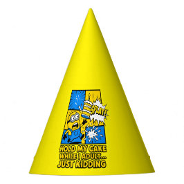Grappige verjaardagstaart Splat-Minion Humorous Feesthoedjes