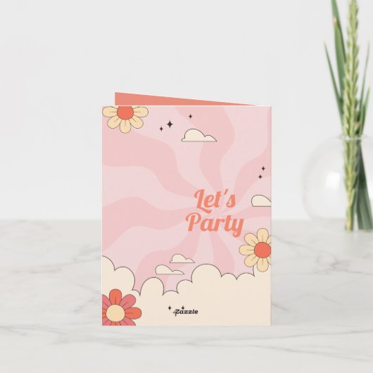 Grappige verjaardagsuitnodiging, Eenhoorn Liefde, (Achterkant)