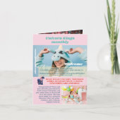 Grappige verjaardagsuitnodiging, Eenhoorn Liefde,  (Voorkant)