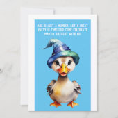 grappige verjaardagsuitnodiging is slechts een get kaart (Voorkant)