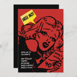 GRAPPIGE Verjaardagsuitnodigingen voor Over de Heu Kaart