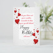 Grappige verjaardagswens kaart (Staand voorkant)