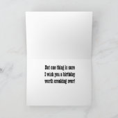 GRAPPIGE VERJAARDAGSWENSEN VAN ****GEKKE KIKKER*** KAART (Binnen)