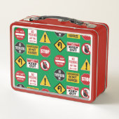 Grappige verkeersborden stoppen niet invoeren waar (Achterkant)