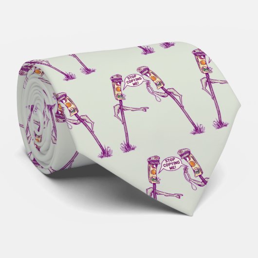 Grappige verkeerslichten stropdas (Opgerold)