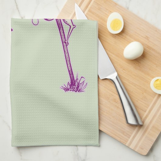 Grappige verkeerslichten theedoek (Quarter Fold)