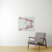 Grappige verkeerslichten wandkleed (In Situ (horizontaal))