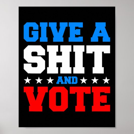 Grappige verkiezingen - Geef een stem en stem Poster (Voorkant)