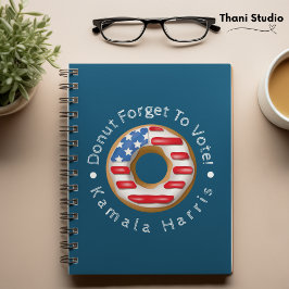 Grappige verkiezingen Vergeet niet om donker te st Notitieboek