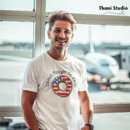 Grappige verkiezingen vergeet niet te stemmen Tri-Blend shirt