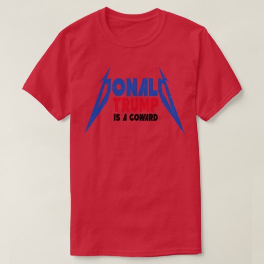Grappige verkiezingen zijn een lafaard t-shirt (Design voorkant)