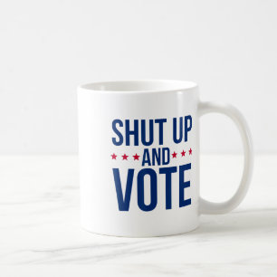 Grappige verkiezingen - Zwijg en stem Koffiemok