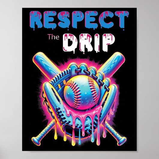 Grappige Verkoop Druppel Ijs Druppel Respecteer De Poster (Voorkant)