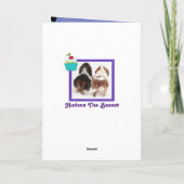 Grappige Verlate Verjaardag Kaart w / Basset & Cup (Achterkant)