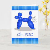 Grappige verlate verjaardag, oh, poep sorry dat ik kaart (Gele Bloem)