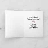 Grappige Verlichting Verjaardag Kaart (Binnen)