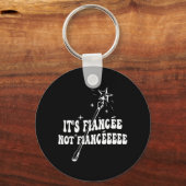 Grappige verloofde Verloving bruids partij tovenaa Sleutelhanger (Voorkant)