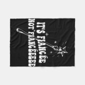 Grappige Verloofde Verlovings Bruidsfeest Toversta Fleece Deken (Voorkant (Horizontaal))