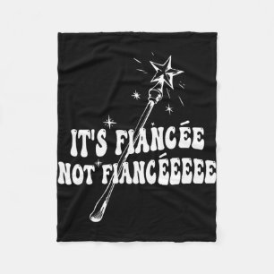 Grappige Verloofde Verlovings Bruidsfeest Toversta Fleece Deken