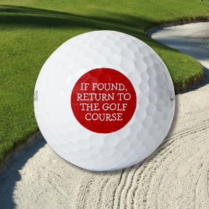 Grappige Verloren Golfbal Citaat Eenvoudig Krachti Golfballen