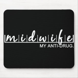 Grappige Verloskundige Mijn Anti-Drug Muismat