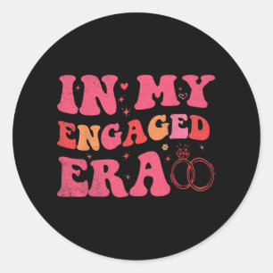 Grappige Verloving In Mijn Verlovingstijd Bruid Ba Ronde Sticker