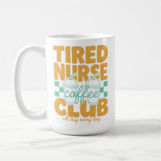Grappige Vermoeide Verpleegster Koffie Club RN CNA Koffiemok