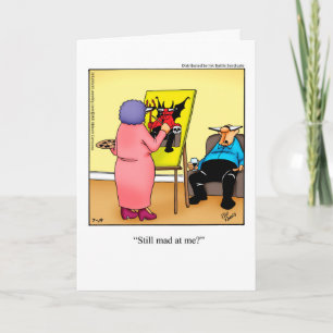 Grappige verontschuldiging Kaart voor paar