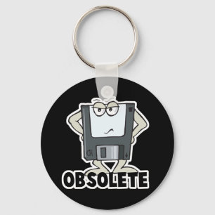 grappige verouderde diskette sleutelhanger