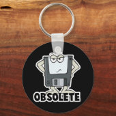 grappige, verouderde diskette sleutelhanger (Voorkant)