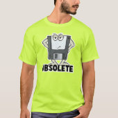 grappige, verouderde diskette t-shirt (Voorkant)
