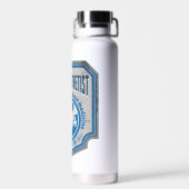 Grappige verpleegkundige anesthesist propofol het waterfles (Achterkant)