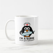 Grappige verpleegkundige quote mok met leuke pingu (Links)