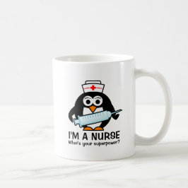 Grappige verpleegkundige quote mok met leuke pingu