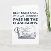 Grappige verpleegkundige student studie flashcards kaart (Voorkant)
