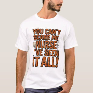Grappige Verpleegster Alles Gezien Vintage Hallowe T-shirt