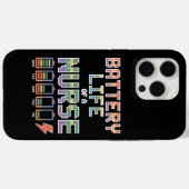 Grappige Verpleegster Batterij Levensduur Citaat K Case-Mate iPhone Case (Achterkant (horizontaal))