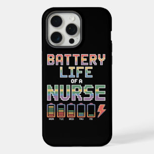 Grappige Verpleegster Batterij Levensduur Citaat K iPhone 15 Pro Max Case